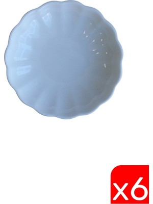 UltraMint Bone Luz Krem Kase Seti 8cm 6'lı, Şık ve Kullanışlı Mutfak Aksesuarı