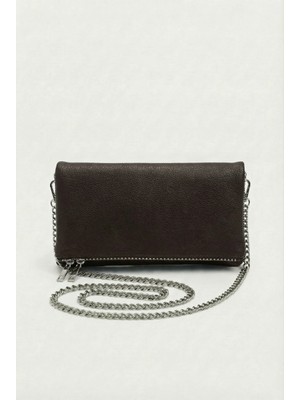 Shoemark SÇ503 Kahverengi Suni Vegan Deri Kadın Kol  Çanta