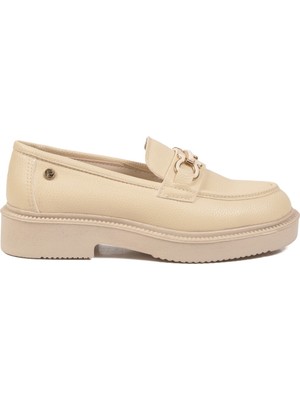 Pierre Cardin Bej Kadın Klasik Ayakkabı PC-55221 Z