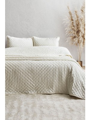 Elart Porto Flame Yatak Örtüsü Çift Kişilik (240X260 Cm) Krem