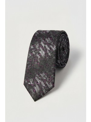 Sabri Özel Mıcrofıber Kravat Mor