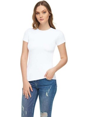 Kit Iç Giyim Tutku Elit 2'li Pamuk -Elastan Penye Yarım Kol Kadın Body - Atlet