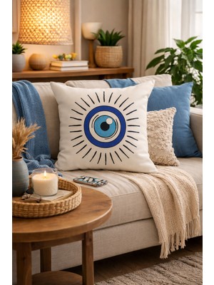 Evdek Çift Tarafı Baskılı Kırlent Kılıfı 6ebd5