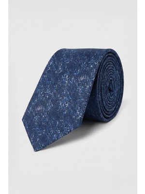 Sabri Özel Mıcrofıber Kravat Mavi