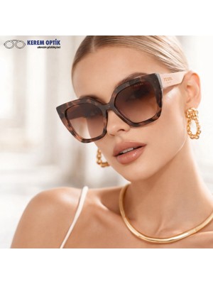 PRADA KADIN KEMİK GÜNEŞ GÖZLÜĞÜ SPR24X 07R-0A6