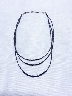 Lal Dizayn Boncuk Kolye - El Yapımı - Bohem Kadın Aksesuar