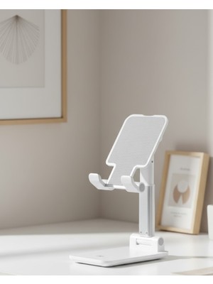 Verto Abs Plastik Gövdeli Katlanabilir Telefon Standı Ev ve Ofis Kullanımı