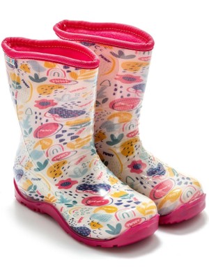 Twigy NN0607 Yağmur Pembe Çocuk Çizme