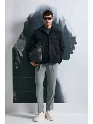 Lufian Good Örme Erkek Siyah Ceket 112120262