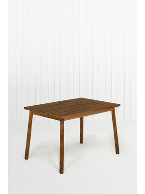 Unboxdeco Alaçatı Masif Ceviz Ahşap Masa - 115 X80 cm