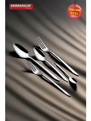 UltraMint Şık 60 Parça Çatal Kaşık Takımı, Zarif ve Kullanışlı Set