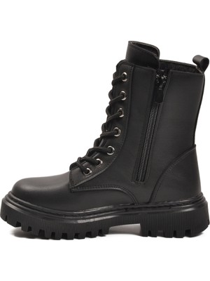 Ayakmod Siyah Çocuk Bot Lady Classy 2002 F