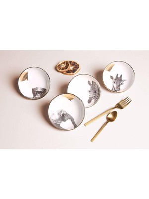 UltraMint Şık 4'lü Kase Takımı, 10 Cm, Modern ve Dayanıklı Tasarım