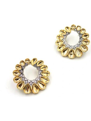 Remstdrk Özel Seri Taşlı Küpe - Altın