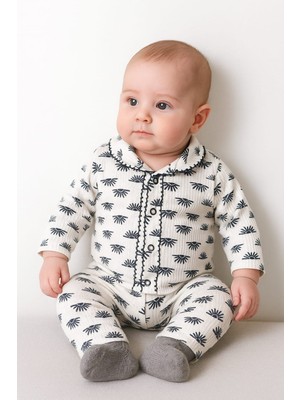 Buufuu Mevsimlik Bebek Çocuk Pamuklu Oya'li Alt Üst Takım