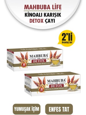 Mahbuba Life 2 Adet Kinoalı Karışık Bitki Çayı 2x60gr ( 2 AYLIK 60 KULLANIM )