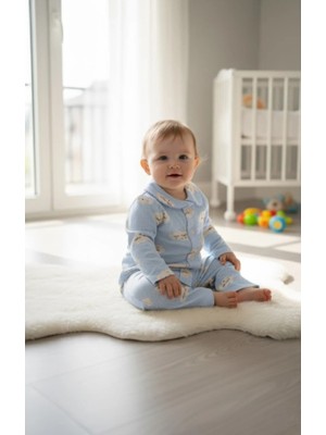 Buufuu Mevsimlik Bebek Çocuk Pamuklu Oya'li Alt Üst Takım