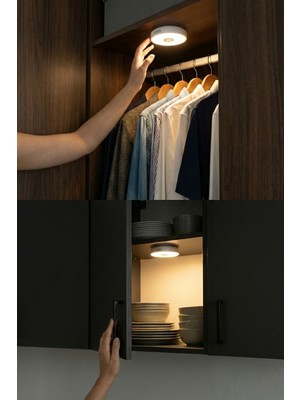 Cata CT-5180 5’li Set Şarjlı Mıknatıslı Sensörlü Led–dolap Içi, Merdiven ve Gece Lambası (Gün Işığı)