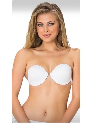 IG Lingerie Destekli Sırtı Şeffaf Dekolte Sütyeni (Düğün,nişan, Kına, Mezuniyet, Abiye Sütyeni)
