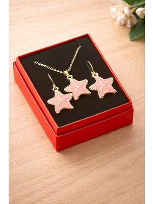 Freedom Store Deniz Yıldızı Mineli Kutulu Kolye Set