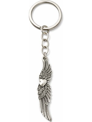 Herşey Nota Uzun Kanat Formlu Metal Figür Anahtarlık – Tasarım Metal Anahtarlık