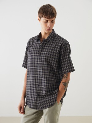 Lc Waikiki Yeni Sezon Regular Fit Kısa Kollu Ekose Erkek Gömlek