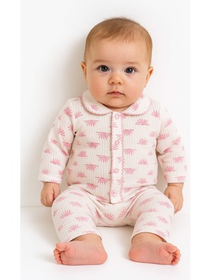 Buufuu Mevsimlik Bebek Çocuk Pamuklu Oya'li Alt Üst Takım