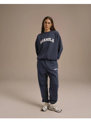 Adanola Varsity Sweatpants - Midnight Blue