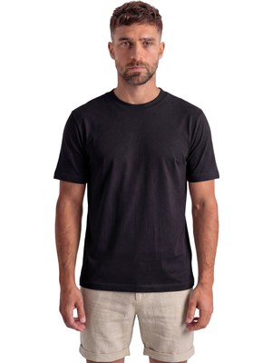 Color Luxe ''pure White'' Basic %100 Pamuk Rahat Kesim Premium Erkek Tişört