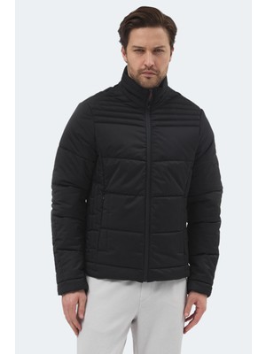 Slazenger Blanco Erkek Dik Yaka Slim Fit Lacivert Mont & Kaban