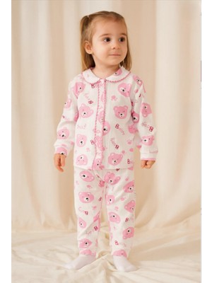 Buufuu Mevsimlik Çocuk Pamuklu Uzun Kollu Oya'li Alt Üst Takım