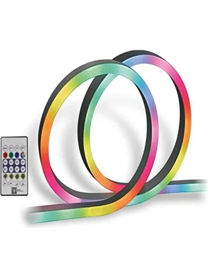 Cata CT-4567 Rgb Akıllı Pixel Neon LED Set – Ses Algılamalı | Kumandalı | Zamanlayıcılı | Mobil Uygulama KONTROLLÜ-12V | Alp-Ay Elektrik