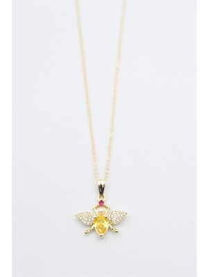 Royaleks Arı Kolye - Altın