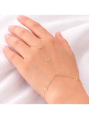 Hakan Mücevherat Halka 14 Ayar Altın Şahmeran Bileklik