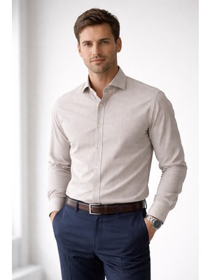 Eskişehir Mağazacılık Advante Gömlek Klasik Spor Çizgili