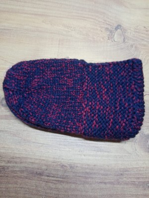 Neolife Büyükanneye Hediye Nostaljik Çok Renkli El Örgüsü Yün Patik - Tekli