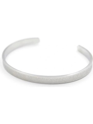 Remstdrk Ayetel Kürsi Bilezik - Gümüş