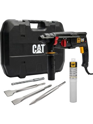 Cat DX2140.1 800WATT 3.0j 26MM Sds-Plus Profesyonel Kırıcı/delici + 1 Ad Delici 3 Ad Kırıcı Uç