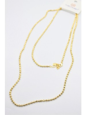 Royaleks Dorika Zincir Kolye- 90 cm - Altın