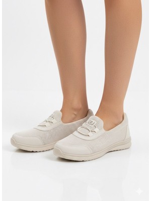 Sheenys Babet Bağcıksız Slip-On Sneaker - Rahat,nefes Alabilen, Hafif ve Günlük Spor Ayakkabı
