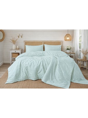 Moon Secret %100 Saten Premium Nevresim ve Havlu Seti 12 Farklı Renk Seçeneği 4 Parça Set 1