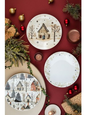 UltraMint 6 Kişilik Şık Pasta Takımı, Modern ve Zarif Tasarım