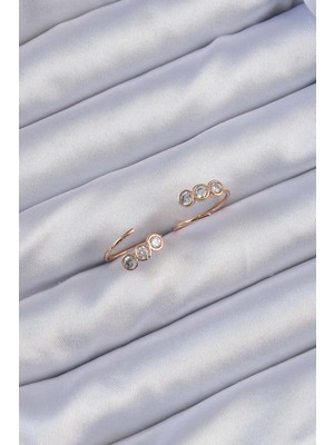 Xuping Rose Renk Zirkon Taşlı Su Yolu Küpe - Lisinya