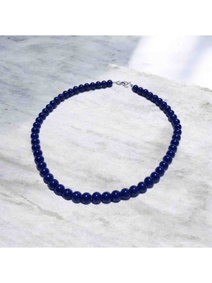 Lal Dizayn Boncuk Kolye - El Yapımı - Bohem Kadın Aksesuar