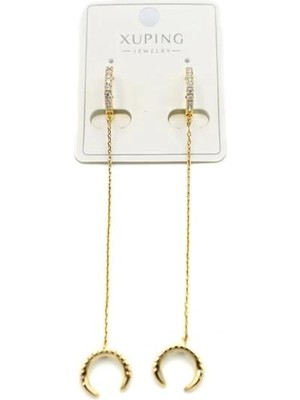 Remstdrk Zincir Küpe - Altın