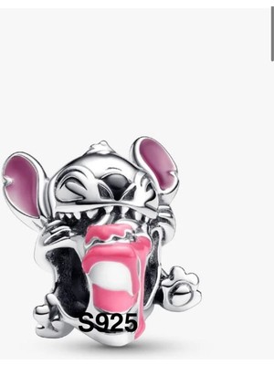 Lines Bijuteri S925 Stitch Doğum Günü Pastası Charm