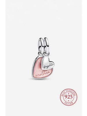 Lines Bijuteri S925 Ayrılabilir Anne Kız Charm