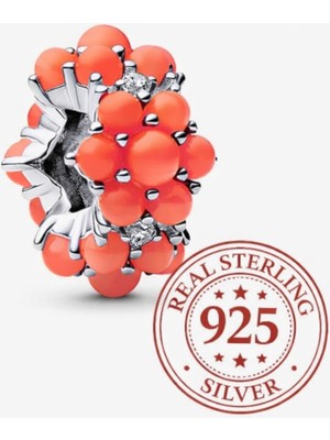 Lines Bijuteri S925 Mercan Renkli Okyanus Charm