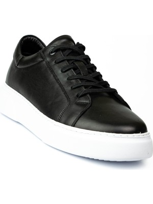 Nobel 4007 Siyah Deri Günlük Erkek Sneaker Ayakkabı