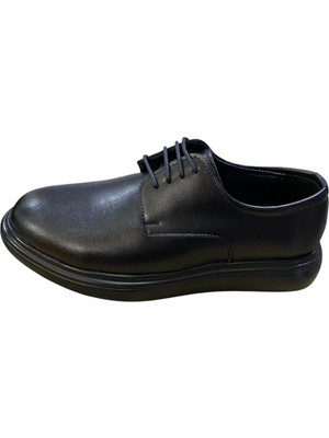 Güven Kundura Erkek Bağcıklı Düz Kalın Tabanlı Ayakkabı